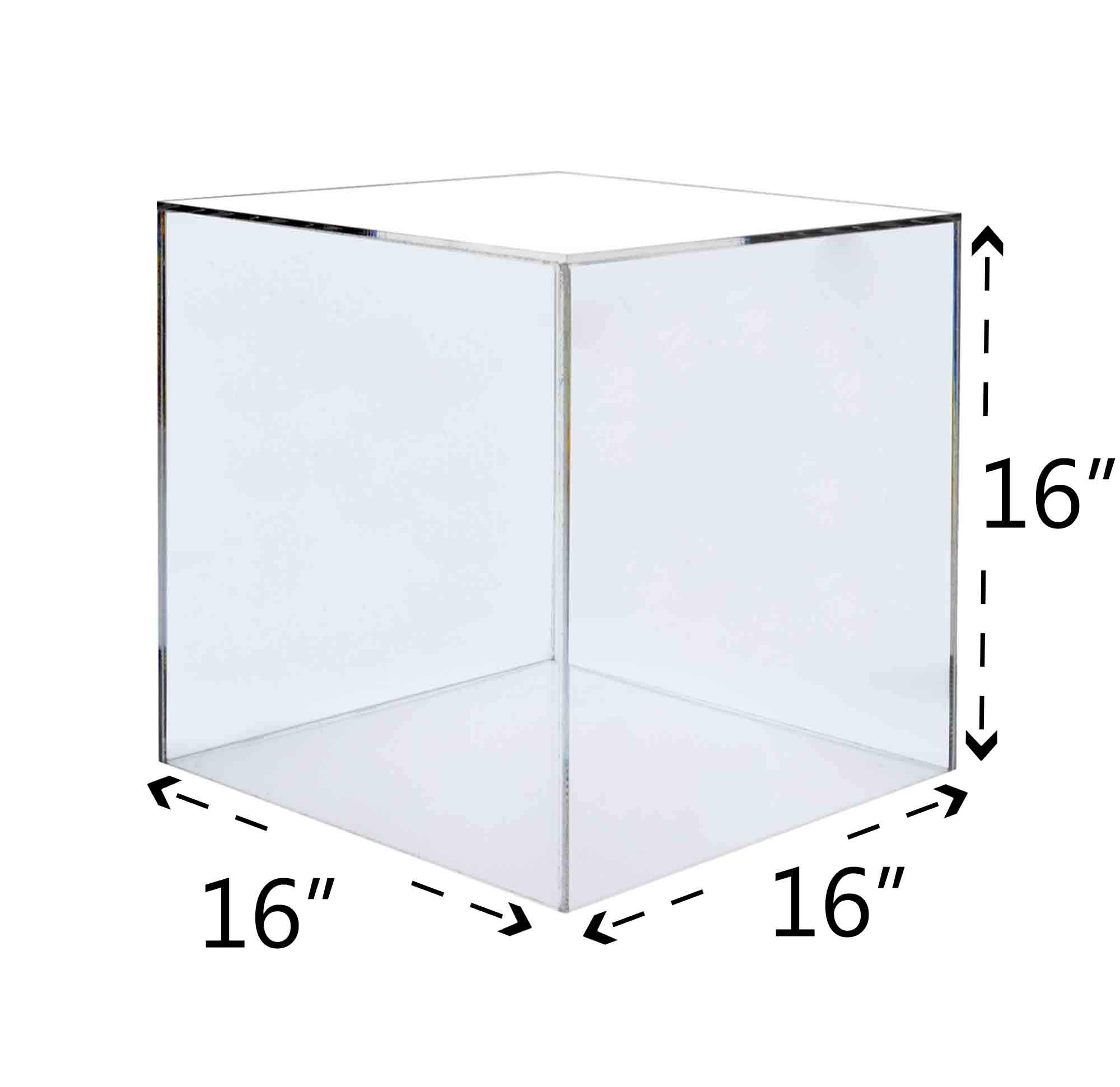Amazon.com: 16 Inch Clear Acrylic Display Box No Lid Versatile